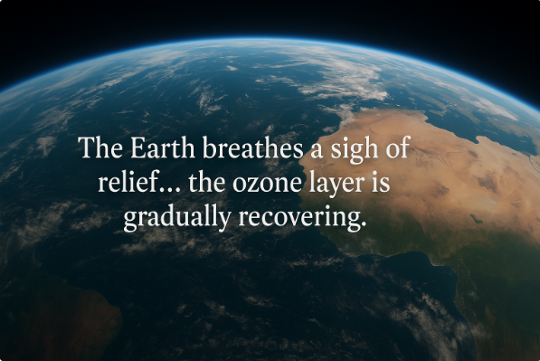 The Earth Breathes a Sigh of Relief… The Ozone Layer Is Gradually Recovering